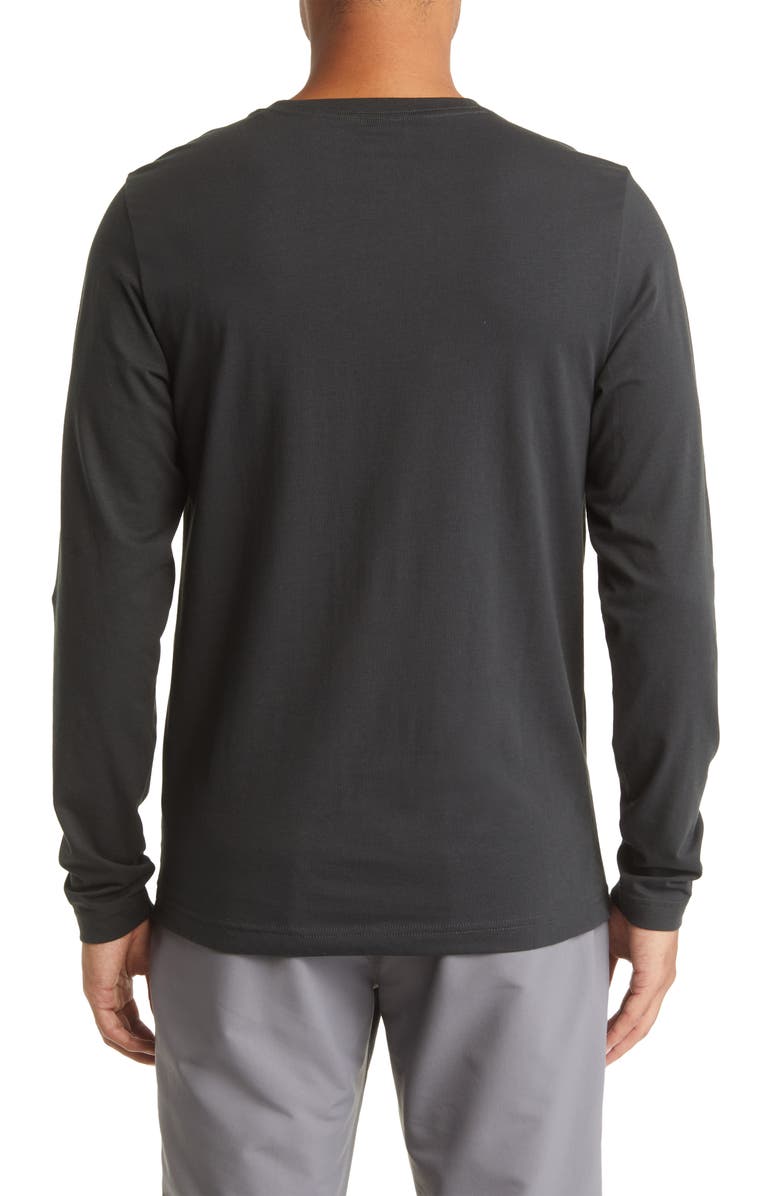 Rhone Element Long Sleeve Organic Cotton Blend T-Shirt, Alternate, color, 