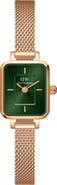 Daniel Wellington Quadro Mini Mesh Strap Watch, 15.4mm x 18.2mm