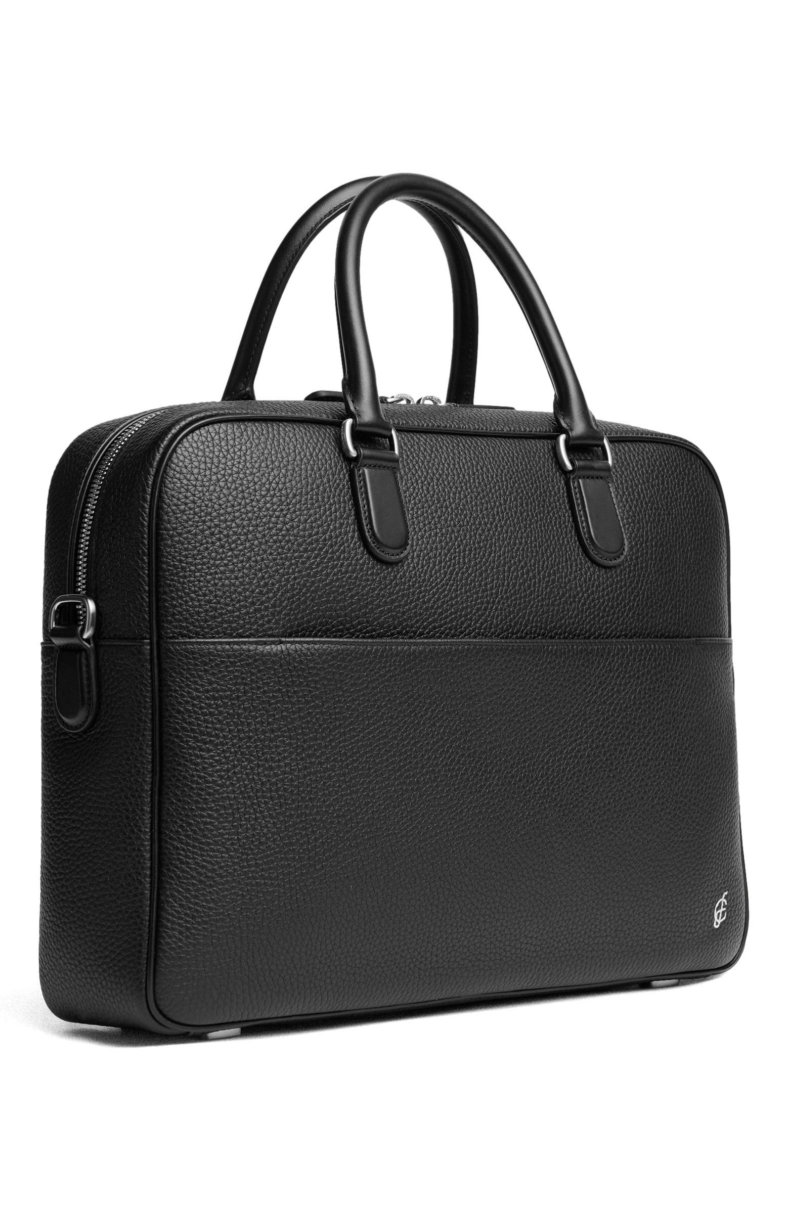 Dunloe Briefcase, Alternate, color, Black