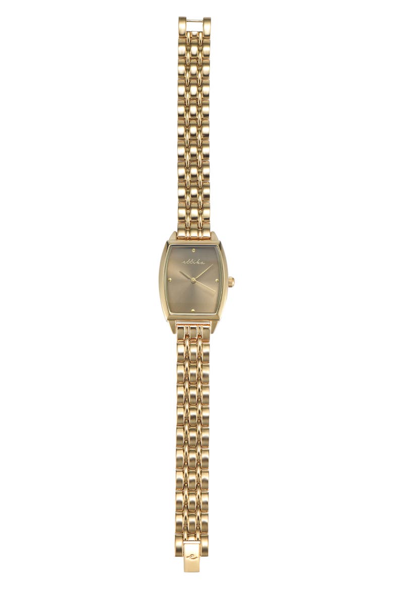 Shiitake Classic Quartz Bracelet Watch, 25mm x 37mm, Alternate, color, SHIITAKE AND GOLD