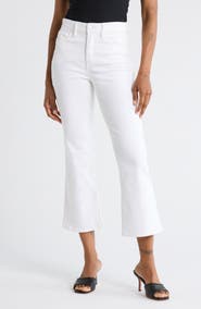 Good American Good Legs Crop Mini Bootcut Jeans