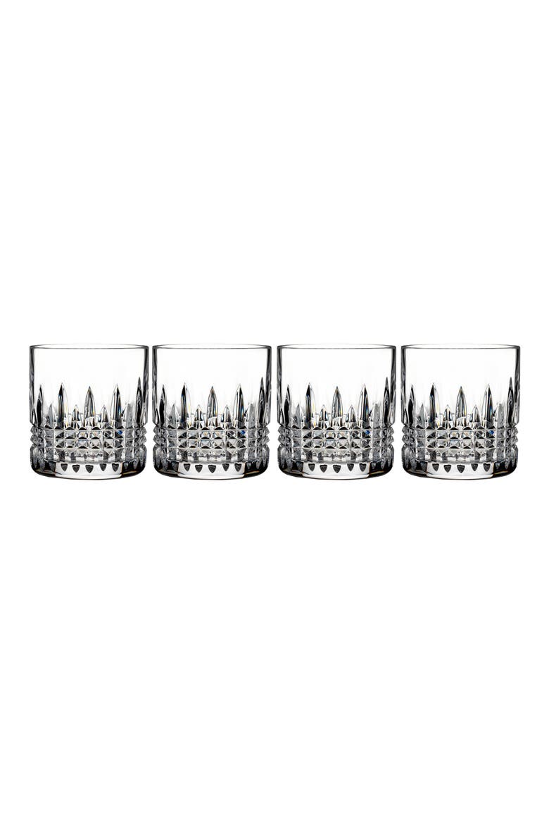 Lismore Connoisseur Diamond Set of 4 Crystal Tumblers, Alternate, color, CLEAR