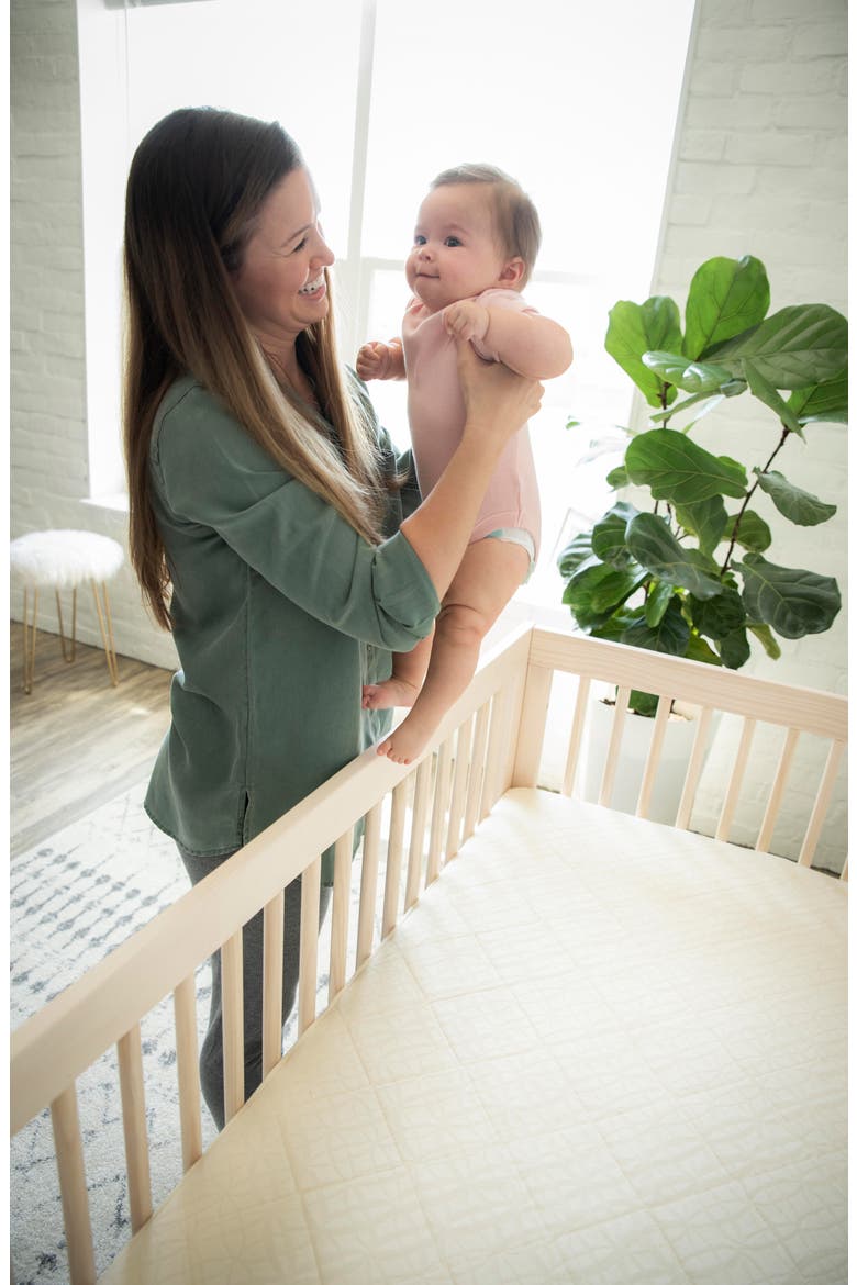 Organic Ultra Breathable Innerspring 2-Stage Baby Crib Mattress, Alternate, color, OFF-WHITE