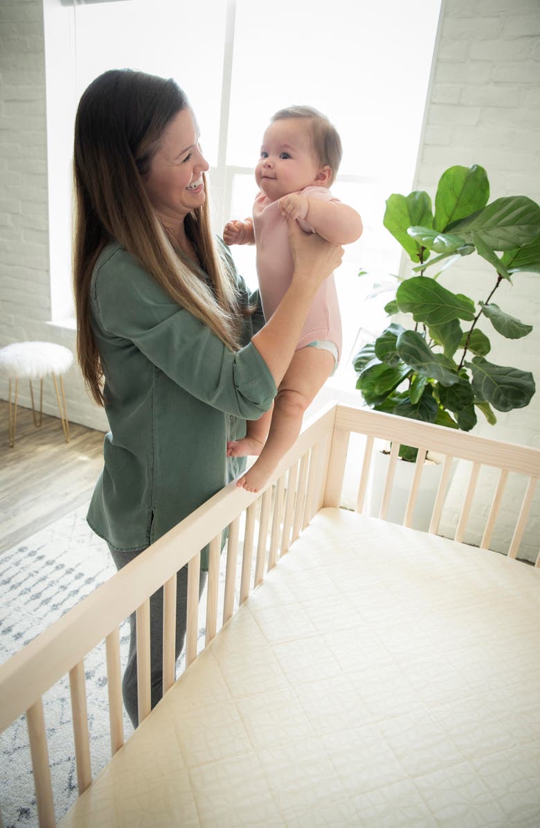 Naturepedic Organic Ultra Breathable Innerspring 2-Stage Baby Crib Mattress, Alternate, color, Off-White