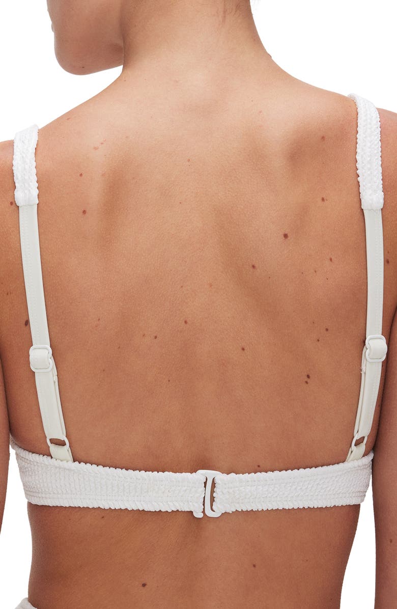 Good American Always Fit Underwire Bikini Top, Alternate, color, Cloud White001