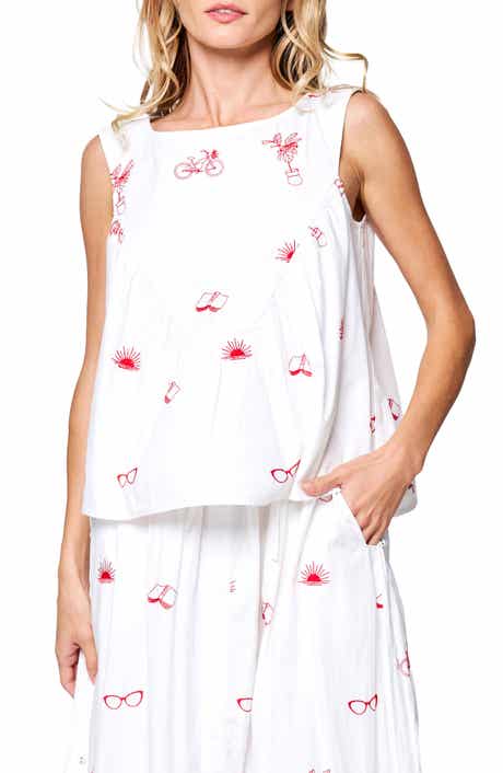 CIEBON Synne Cotton Poplin Top