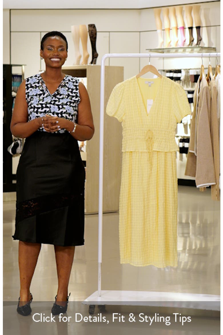 Textured Tie Waist Dress video