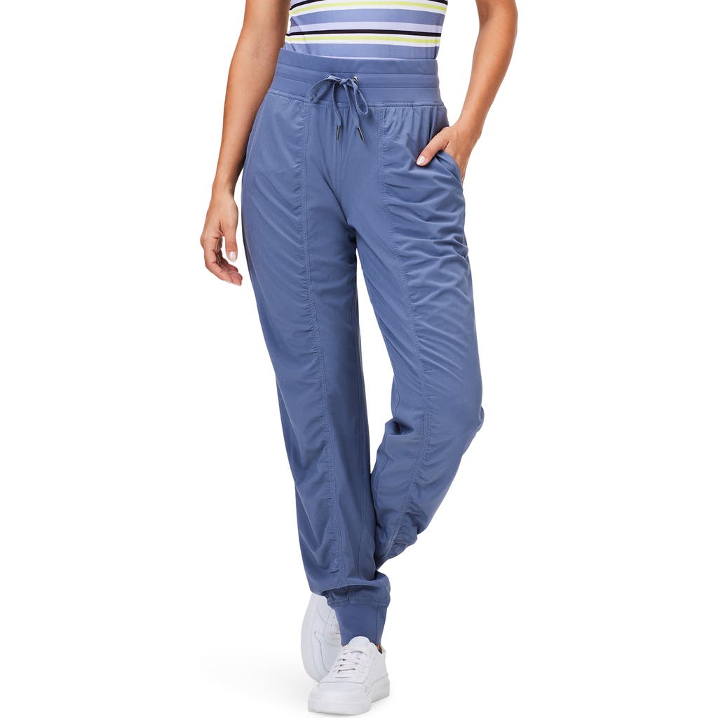 Nz Active By Nic+zoe Tech Stretch Ruched Joggers In Gray