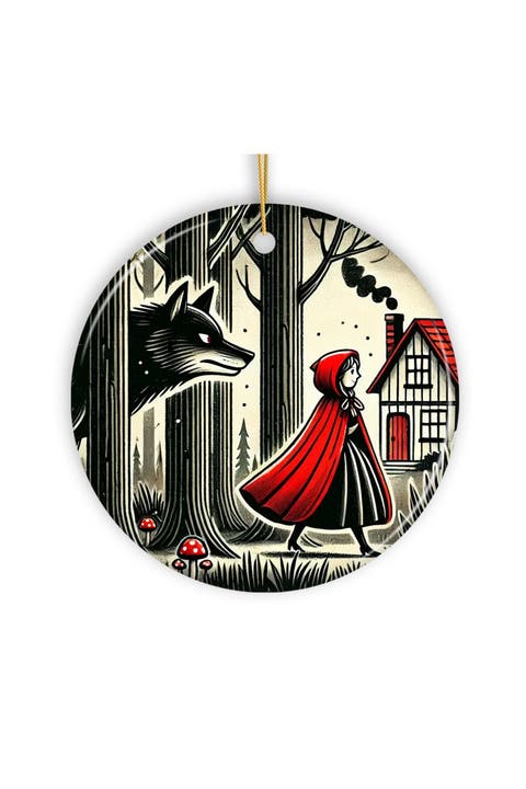 Red Riding Hood Haunted Woods Ornament - Version 3