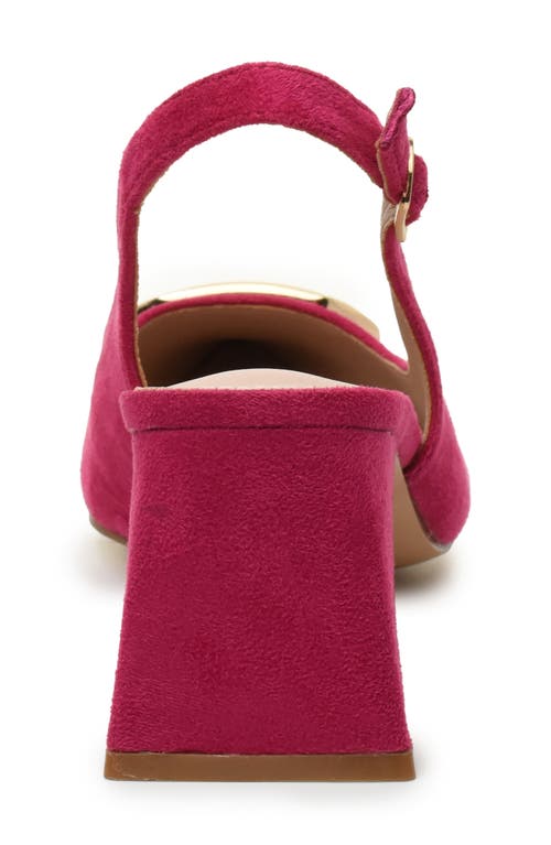 NICOLE MILLER NICOLE MILLER BLOCK HEEL SLINGBACK PUMP