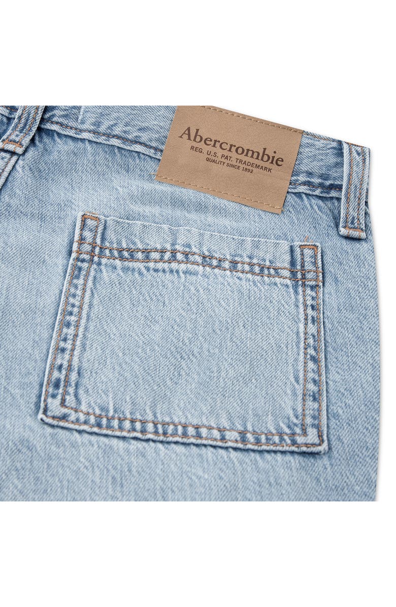 abercrombie kids Kids' Baggy Cargo Jeans, Alternate, color, Goat