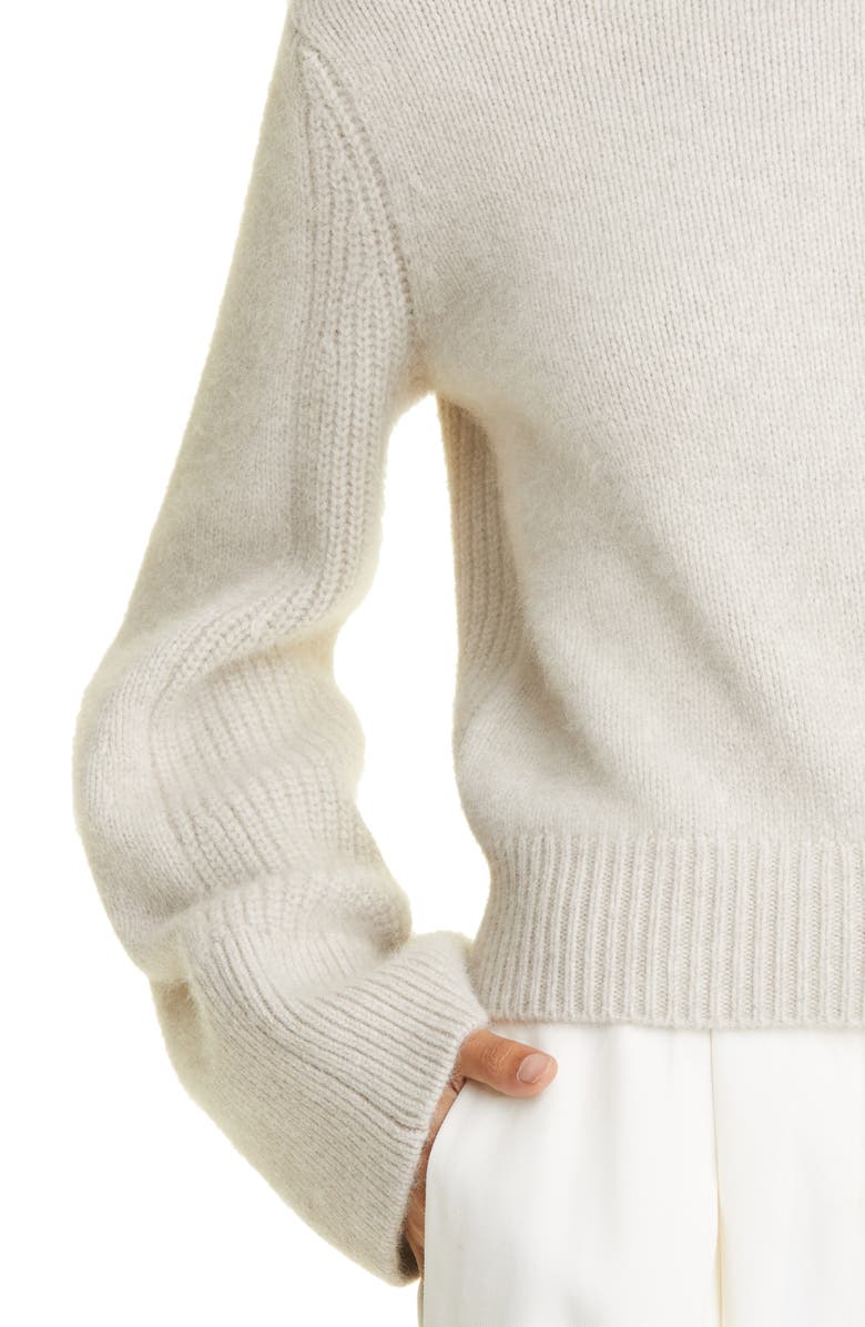 LOULOU DE SAISON Otavi Mixed Stitch Wool & Yak Hair Blend Sweater, Alternate, color,