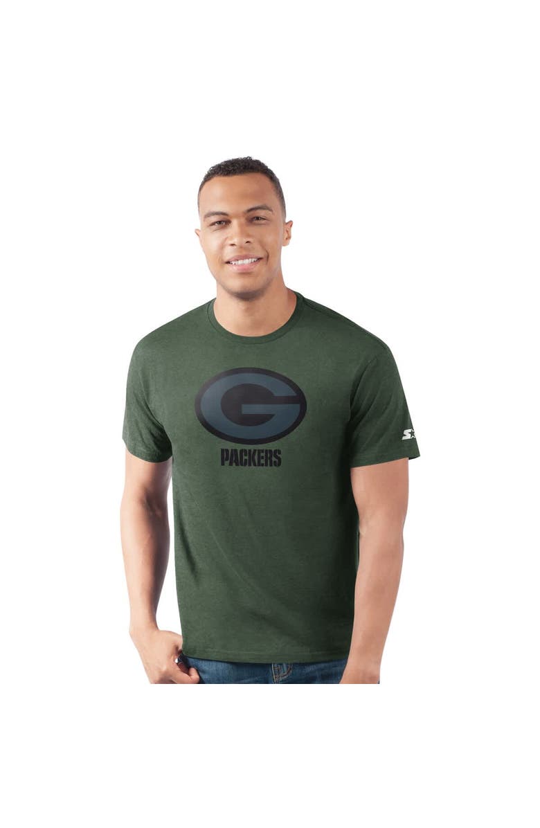 STARTER Men's Starter Green Green Bay Packers Prime Time T-Shirt, Main, color, Green