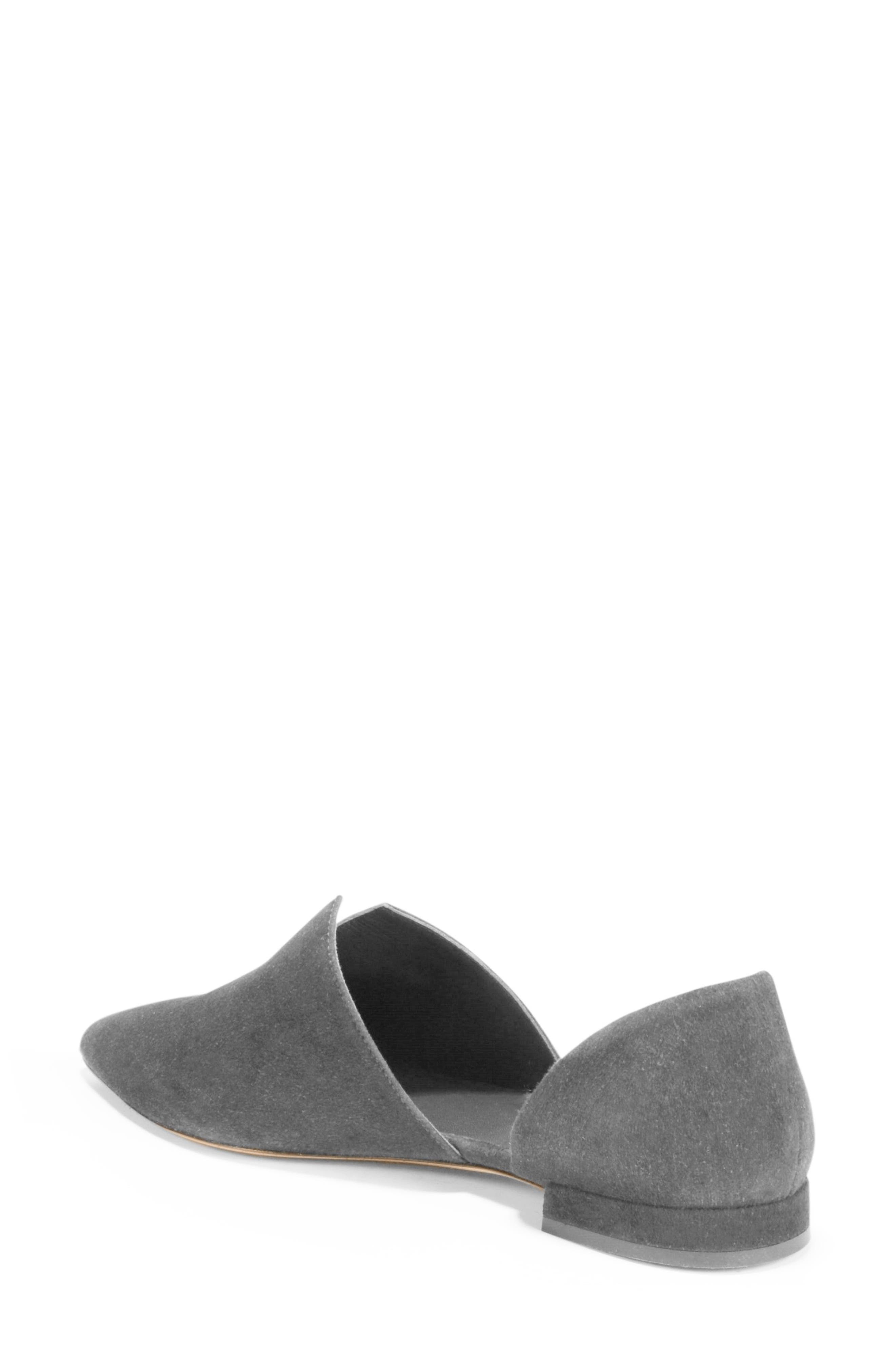 Darlington Flat (Nordstrom Exclusive), Alternate, color, GRANITE SUEDE