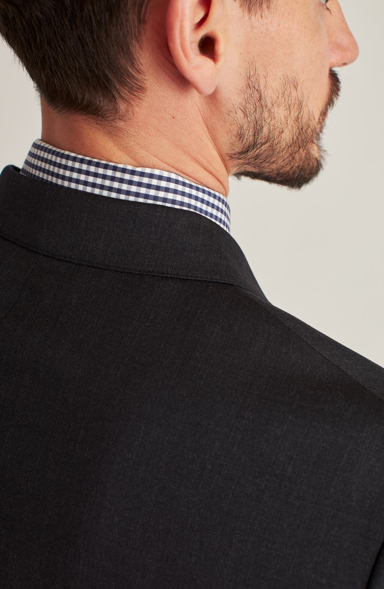 Bonobos Jetsetter Slim Fit Charcoal Grey Stretch Wool Suit Jacket, Alternate, color, Charcoal