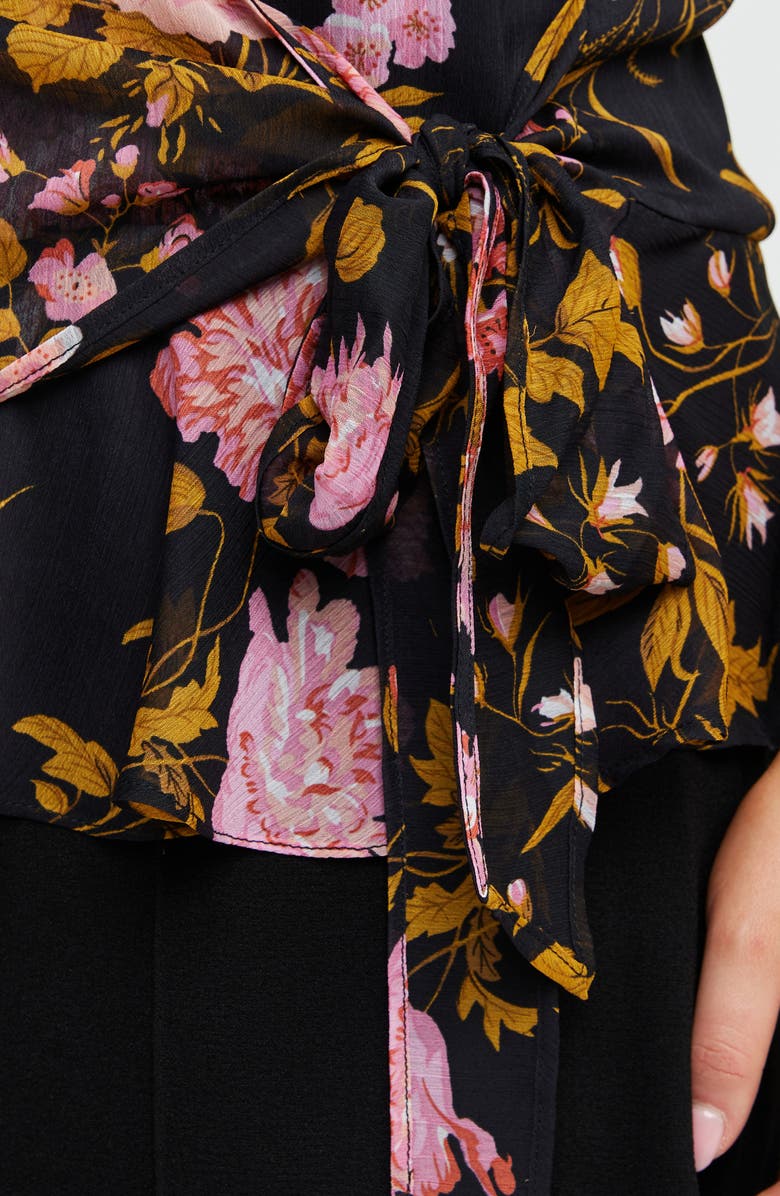 Estelle Marabella Floral Wrap Top, Alternate, color, 