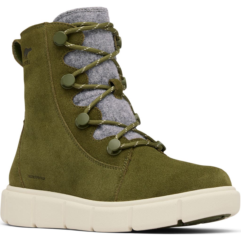 Sorel Explorer Iii Joan Waterproof Boot In Green