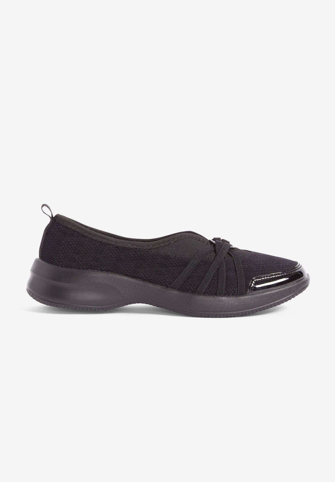 Comfortview CV Sport Greer Slip On Sneaker, Alternate, color, Black