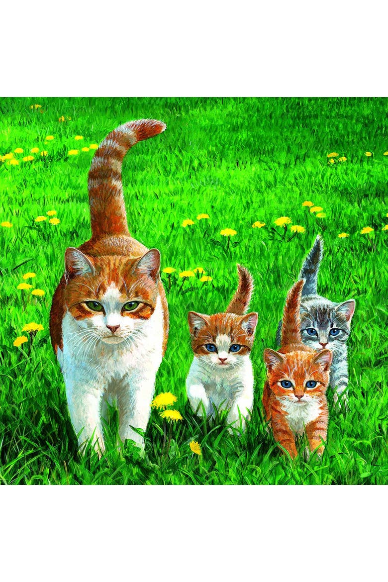Happy Tails 500 piece Jigsaw Puzzle for Adults, Alternate, color, Multicolor