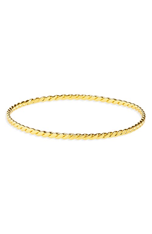Ki-ele Karo Swirl Bangle In Gold