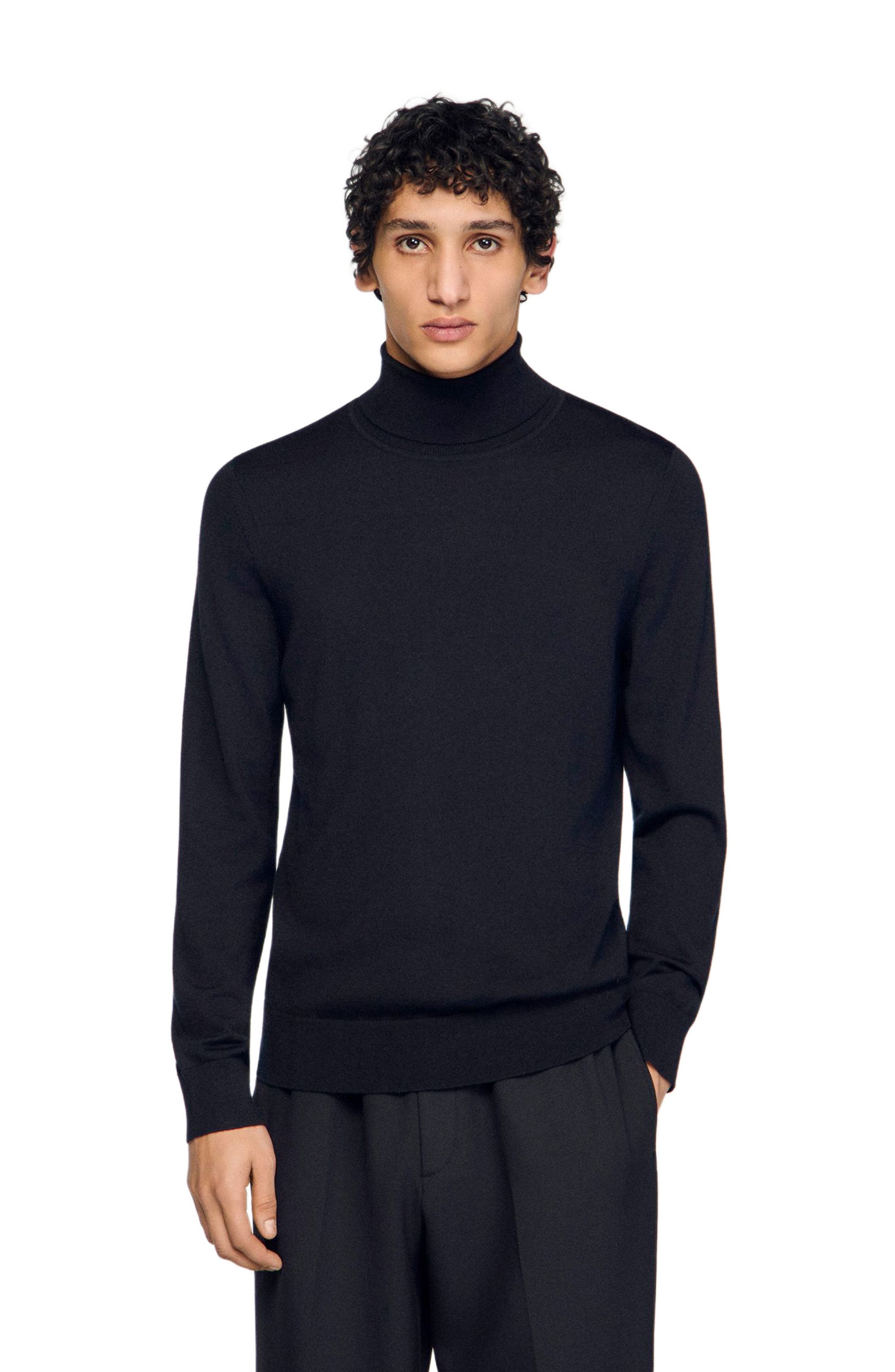 Turtleneck wool sweater