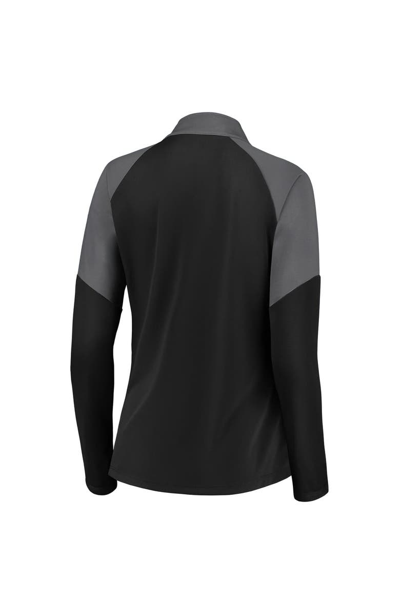 FANATICS Women's Fanatics Black Minnesota United FC Interlock Quarter-Zip Pullover, Alternate, color, Black