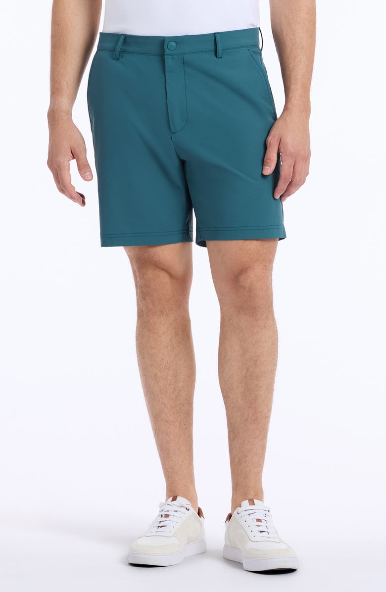 Robert Graham Aster Performance Golf Shorts, Main, color, Mediterranean