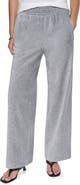 DKNY Metallic Velvet Wide Leg Pants