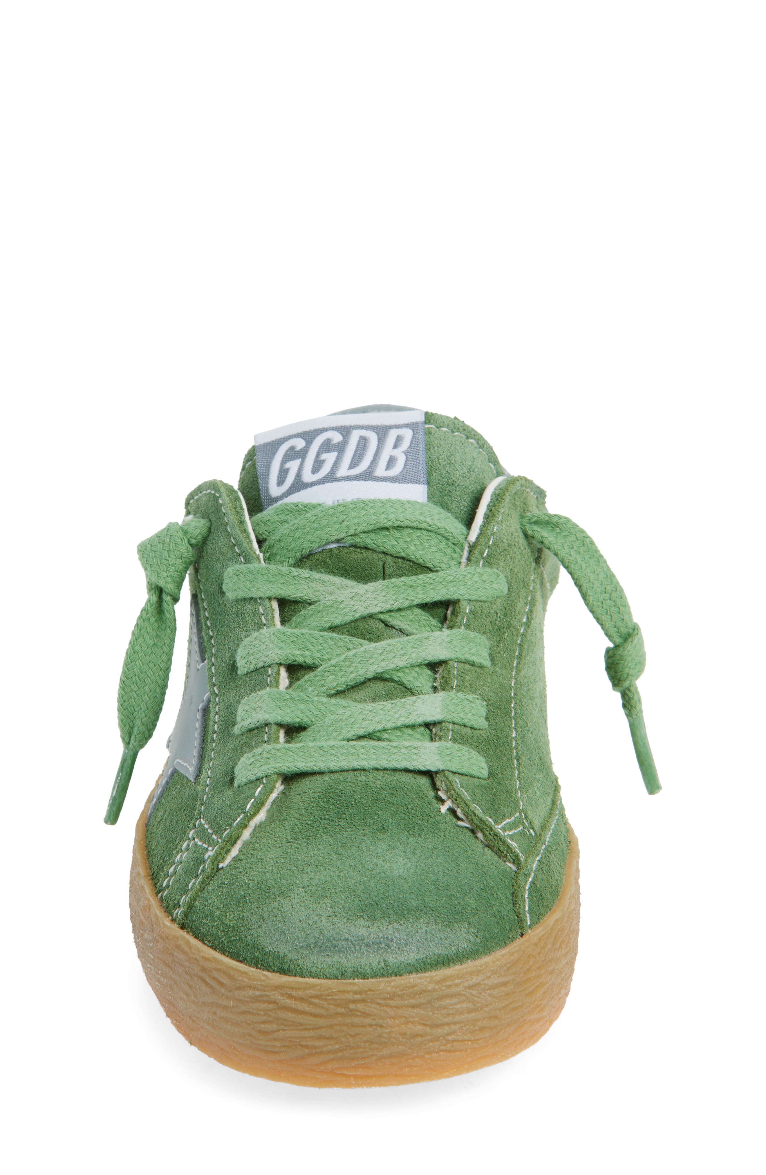Golden Goose Kids' Super-Star Sneaker, Alternate, color, Green/ Light Blue
