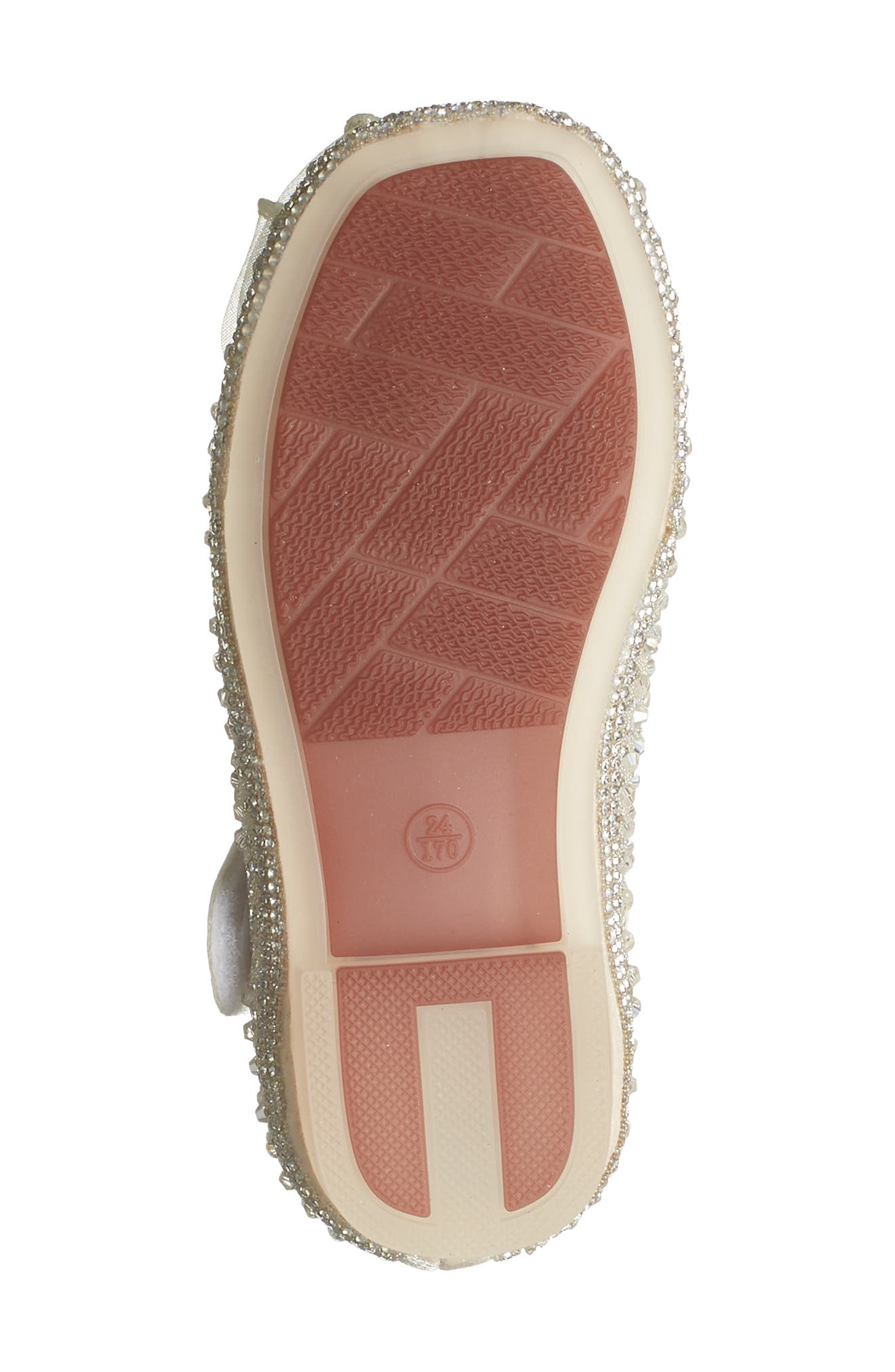 Doe A Dear Kids' Imitation Pearl & Rhinestone Embellished Flat, Alternate, color, 