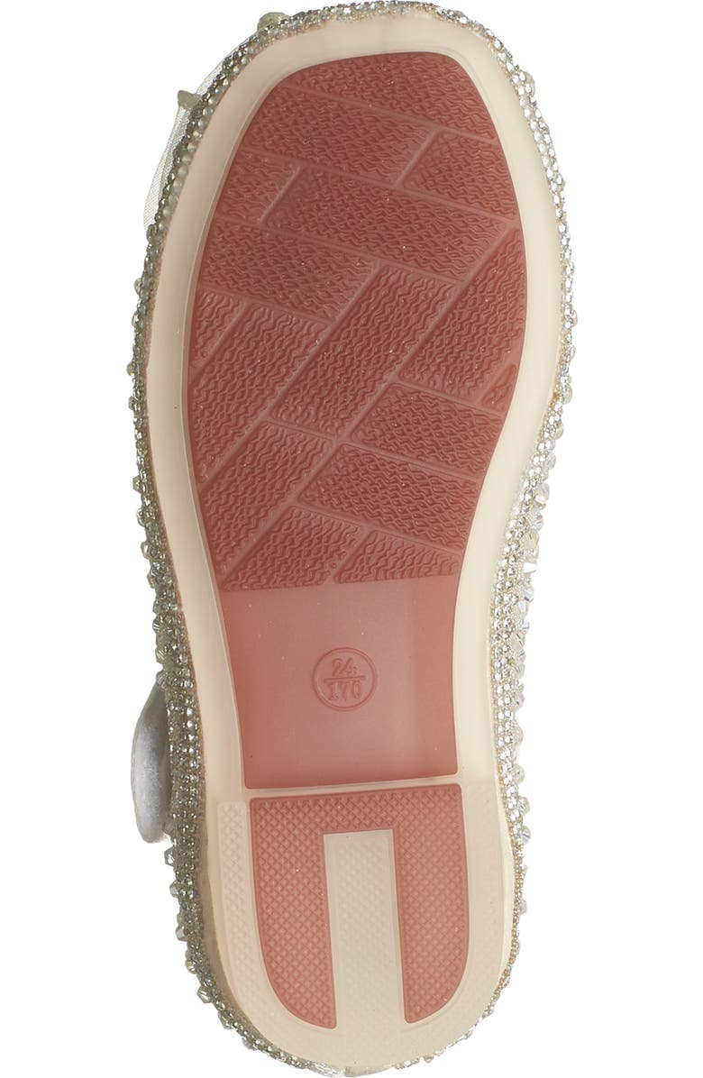 Doe A Dear Kids' Imitation Pearl & Rhinestone Embellished Flat, Alternate, color,