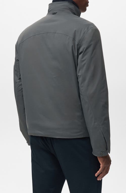 Mango Men's Thermolite Padding Waterproof Jacket In Gray