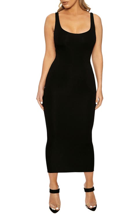 NW Sculpt Tank Midi Dress