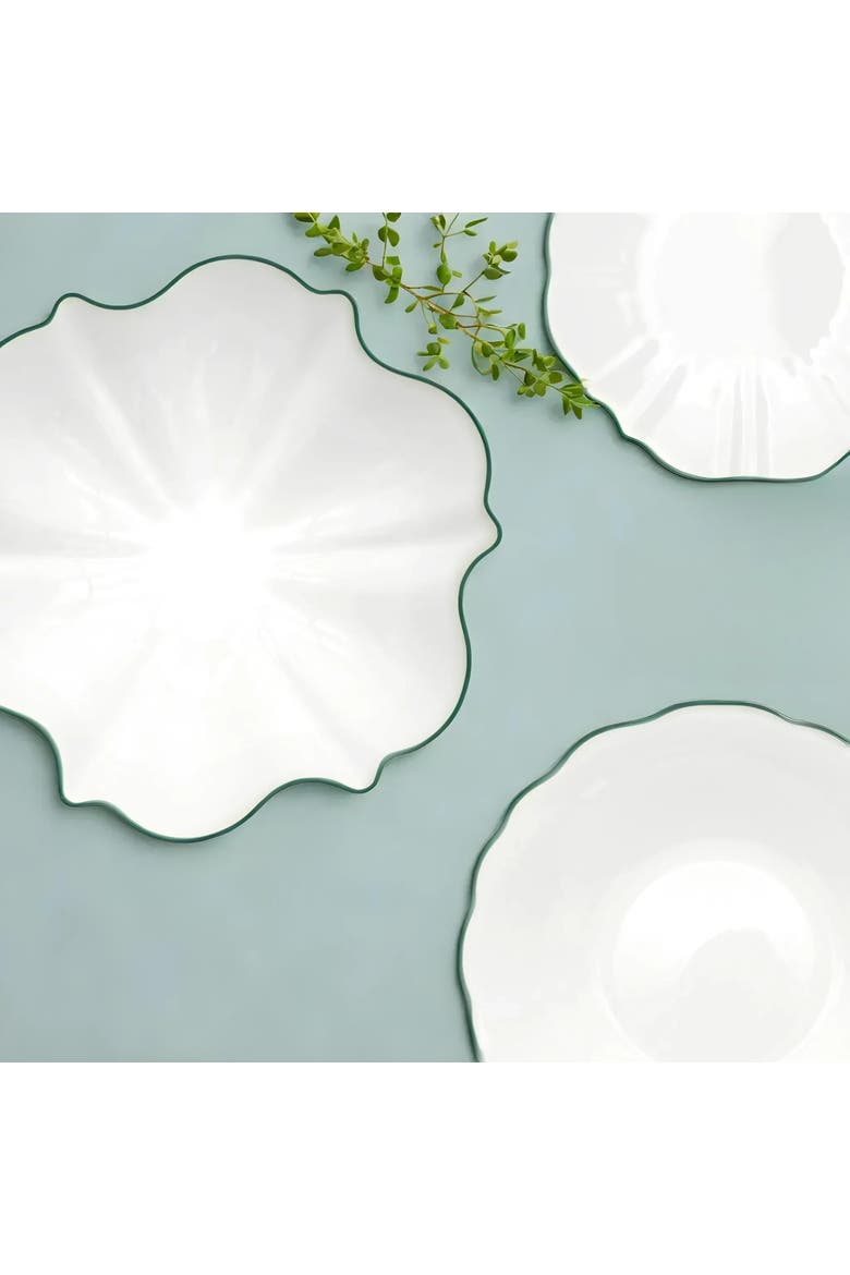 Amelie Serving Bowl, Alternate, color, Forest Green