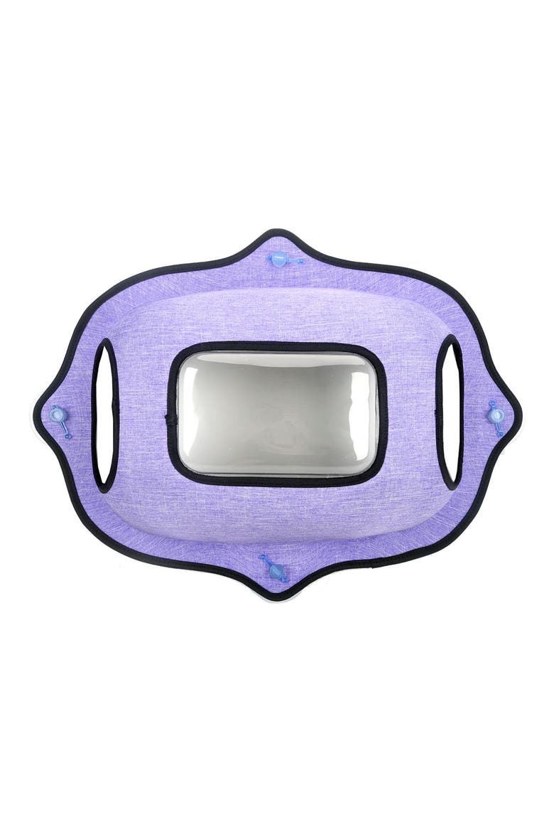 ® 'Purr-view' See-through Suction Cup Kitty Cat Lounger and Bed, Main, color, PURPLE