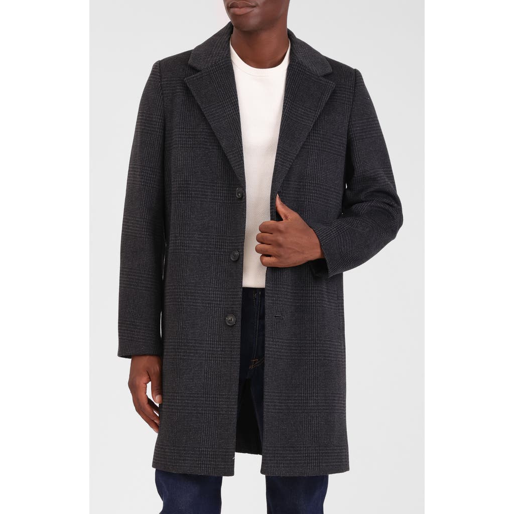 Bagatelle Houndstooth Topcoat in Charcoal Houndstooth  product
