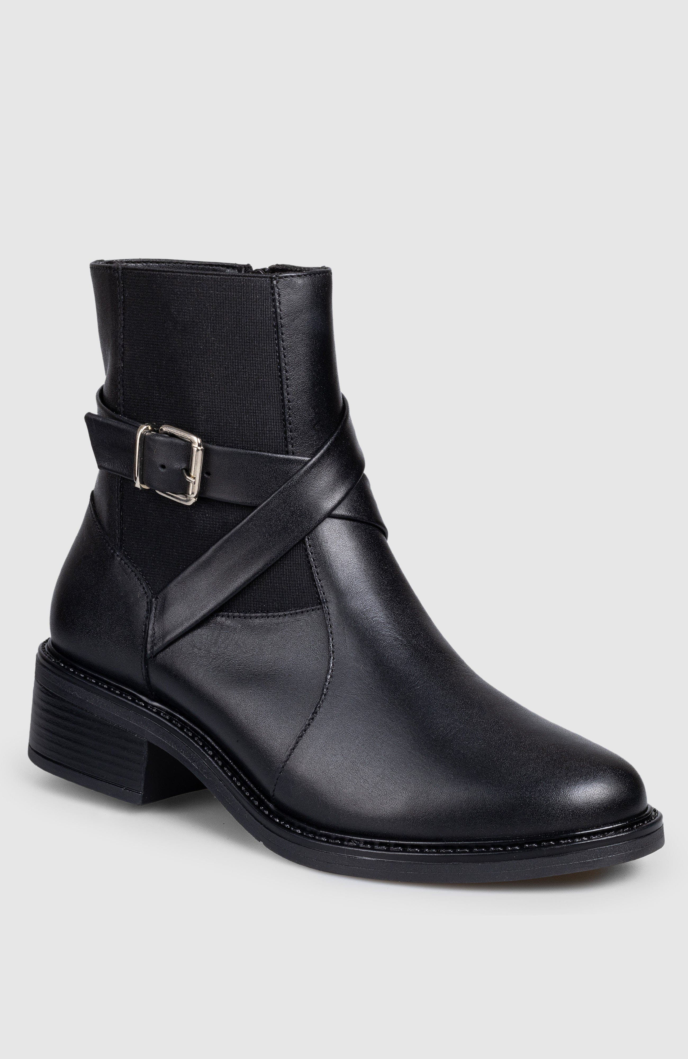 Lua Side Zip Bootie, Main, color, Black