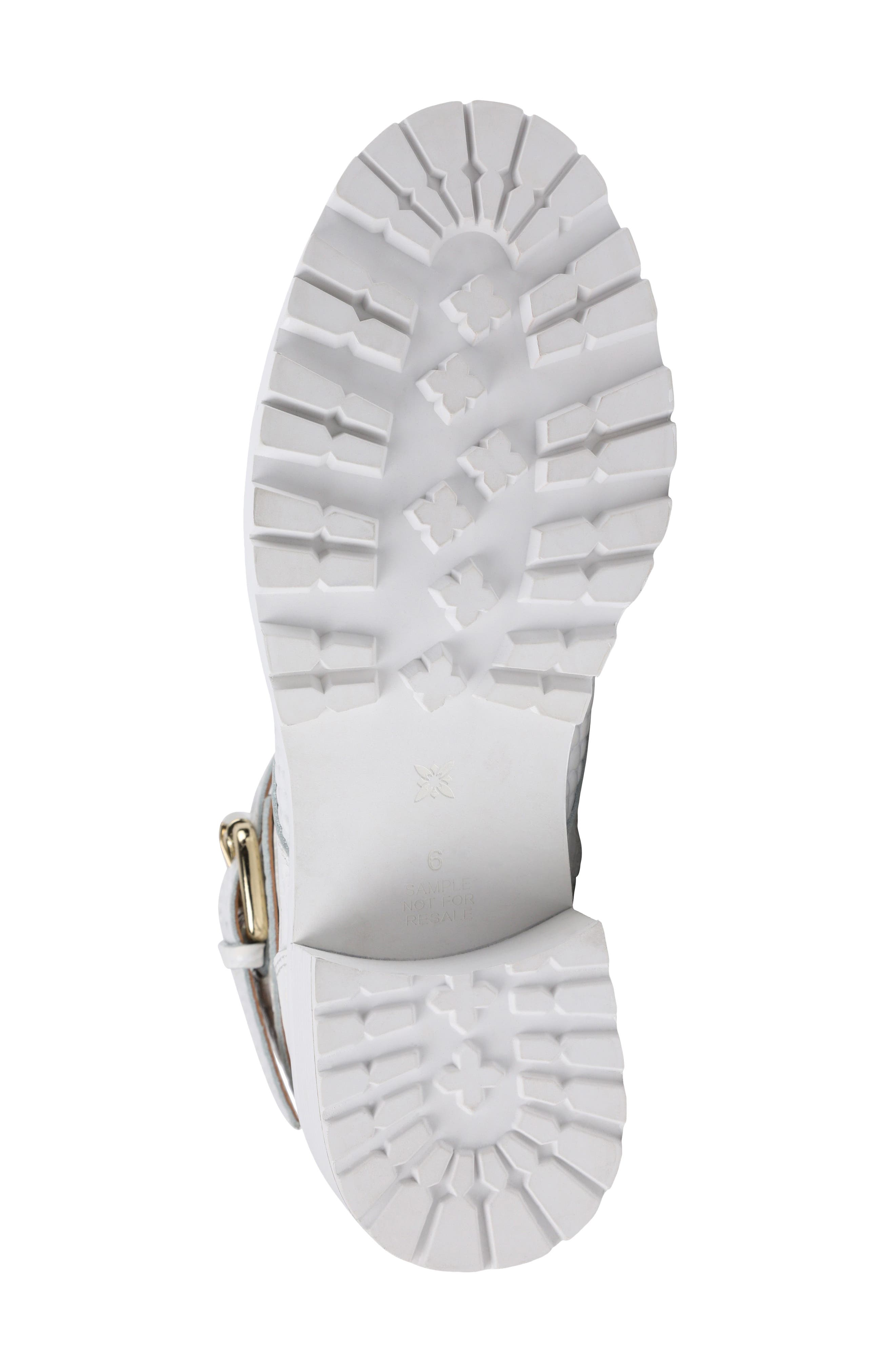 Nubi Combat Boot, Alternate, color, BRIGHT WHITE CROC PRINT