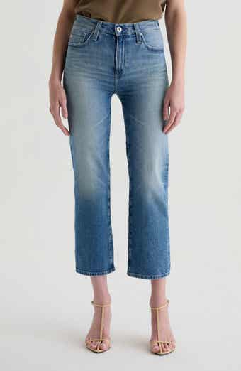 AG Brinley Mid Rise Ankle Straight Leg Jeans