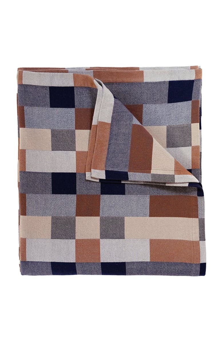 Mungo Doublecloth Blanket, Main, color, Seven Seas