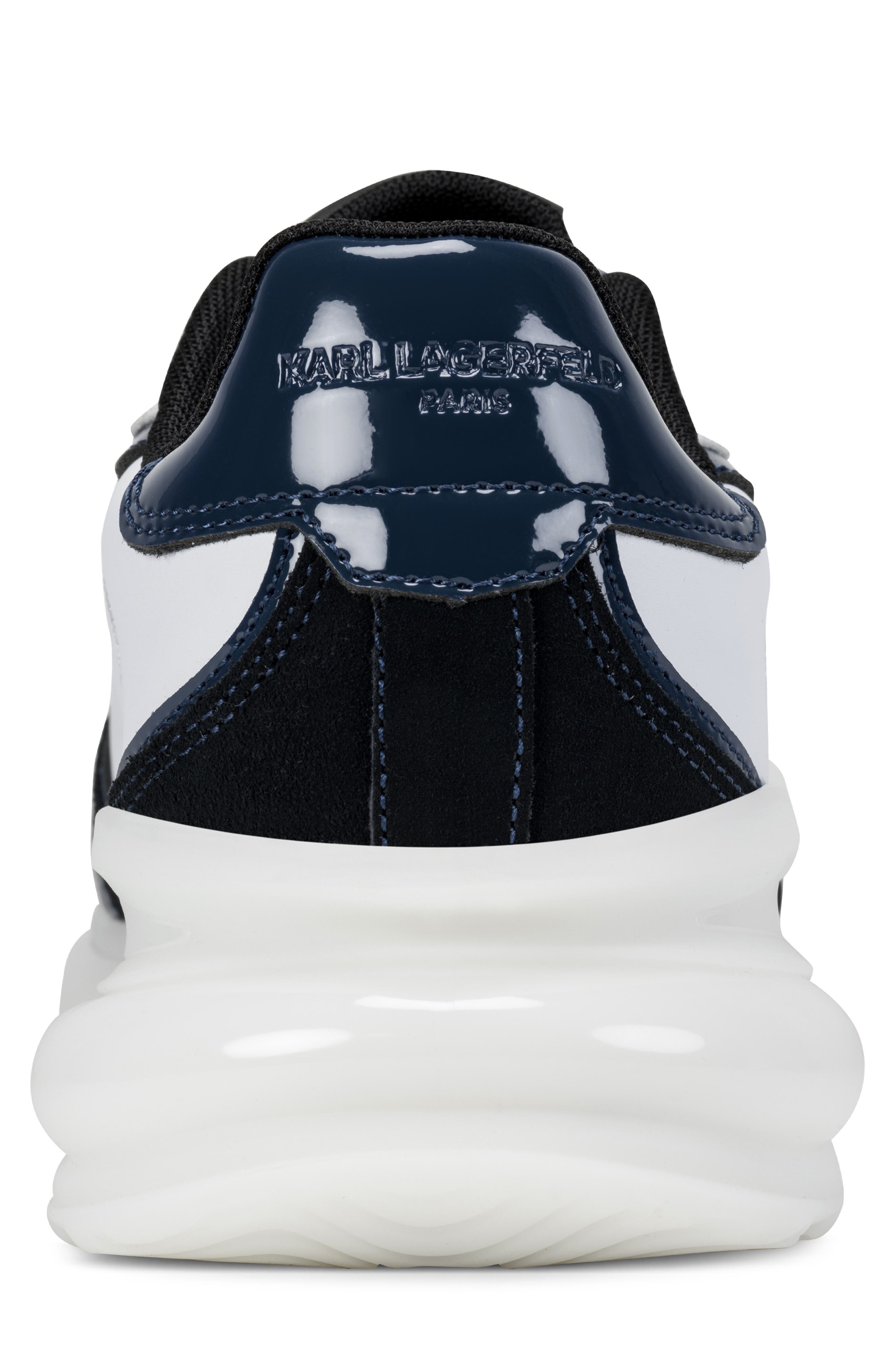 Gatan Side Logo Sneaker, Alternate, color, WHITE/BLUE
