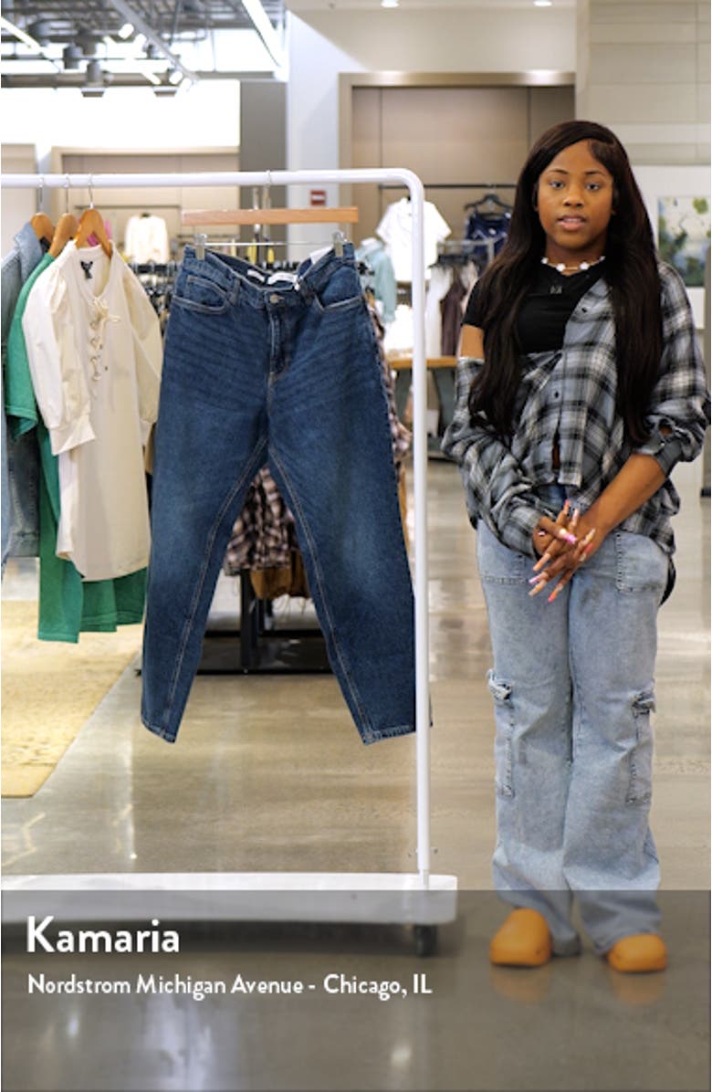 High Waist Ankle Mom Jeans, sales video thumbnail