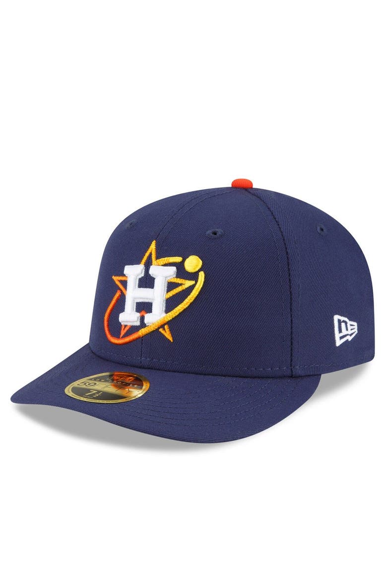 Men's New Era Navy Houston Astros 2022 City Connect Low Profile 59FIFTY Fitted Hat, Alternate, color, Navy