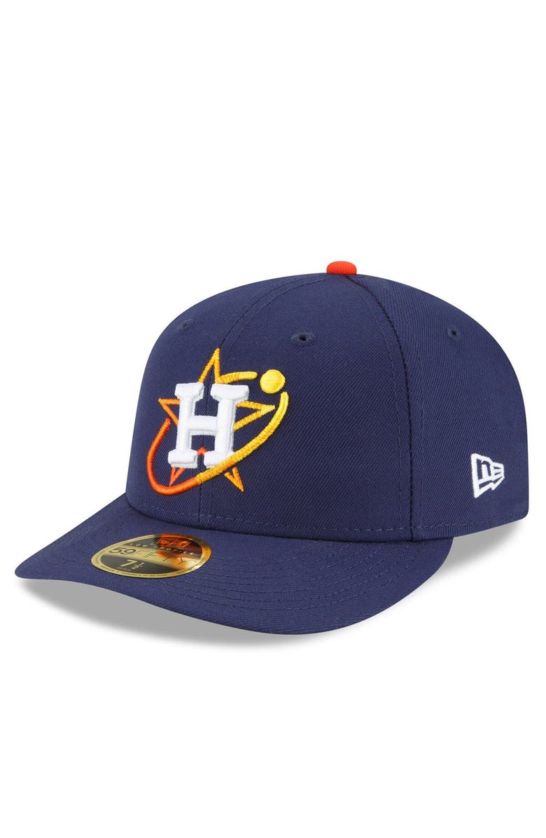 New Era Men's New Era Navy Houston Astros 2022 City Connect Low Profile 59FIFTY Fitted Hat, Alternate, color, Navy