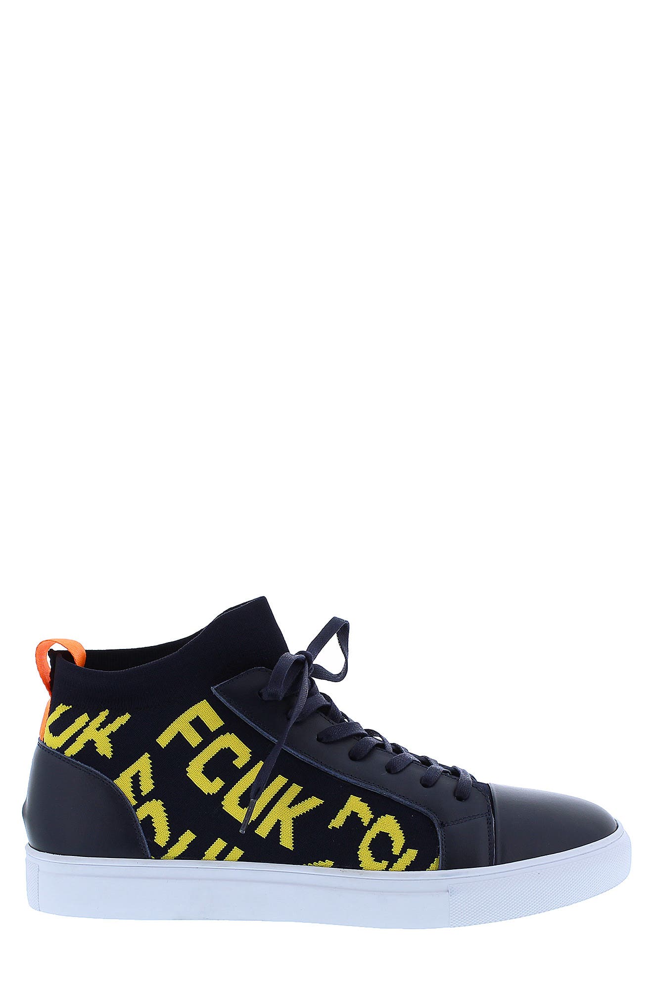Kona Signature Leather Sock Sneaker, Alternate, color, NAVY