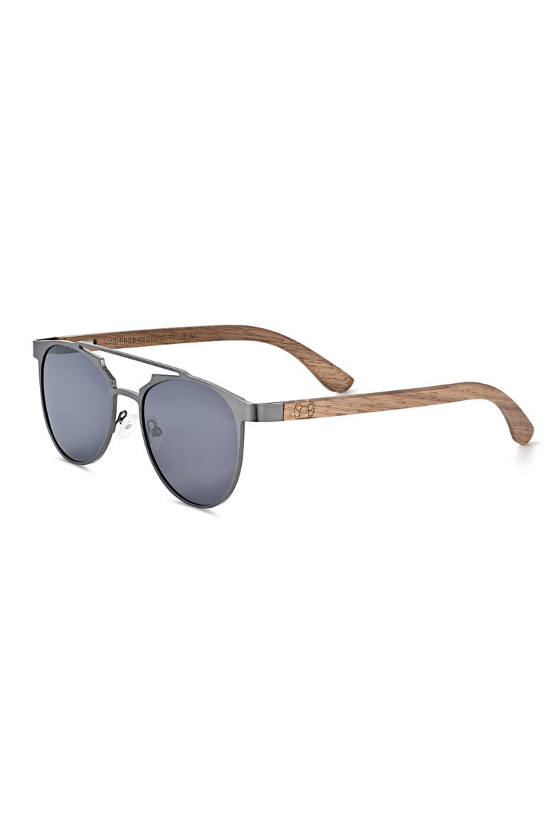 Kotor Polarized Sunglasses, Main, color, Dark Brown/Black