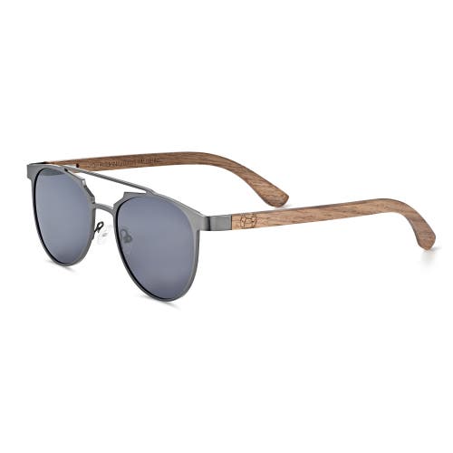 Earth Wood Kotor Polarized Sunglasses In Blue