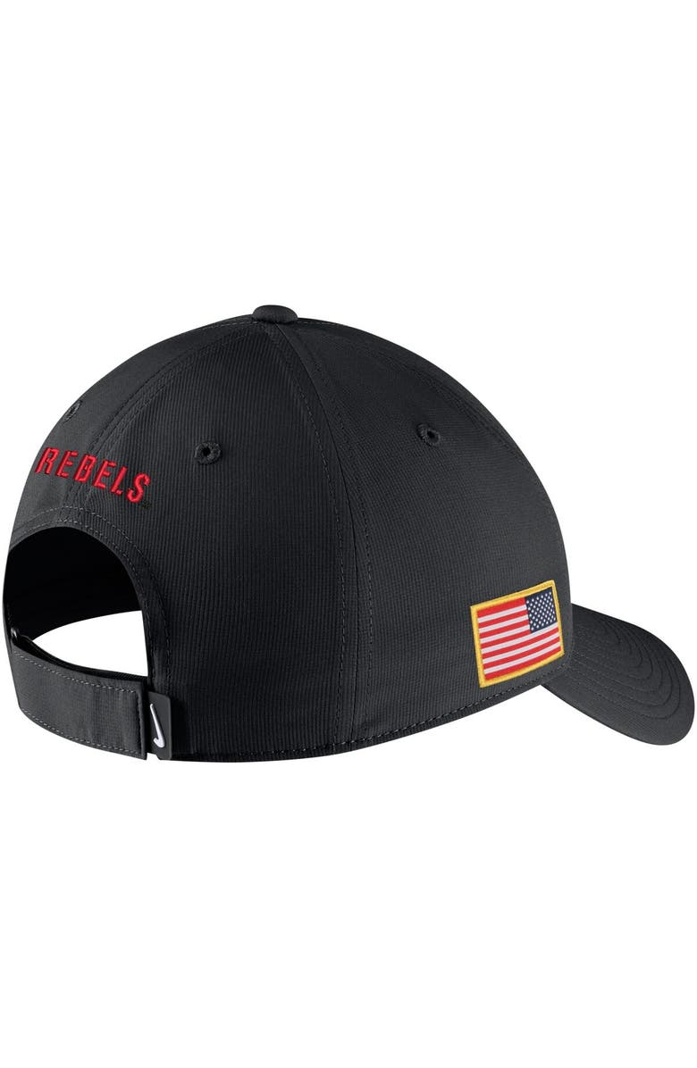 Nike Men's Nike Black Ole Miss Rebels Military Pack Camo Legacy91 Adjustable Hat, Alternate, color, Black