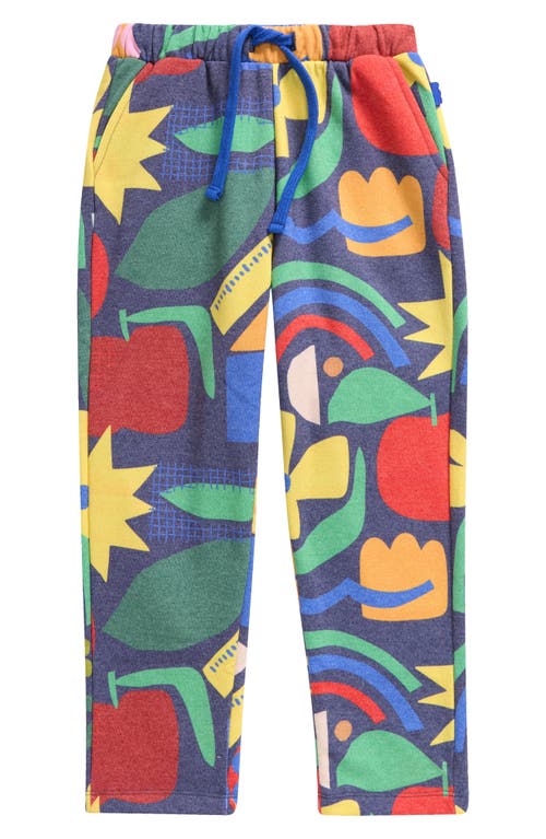 Mon Coeur Kids' Print Sweatpants in Navy/Multi 