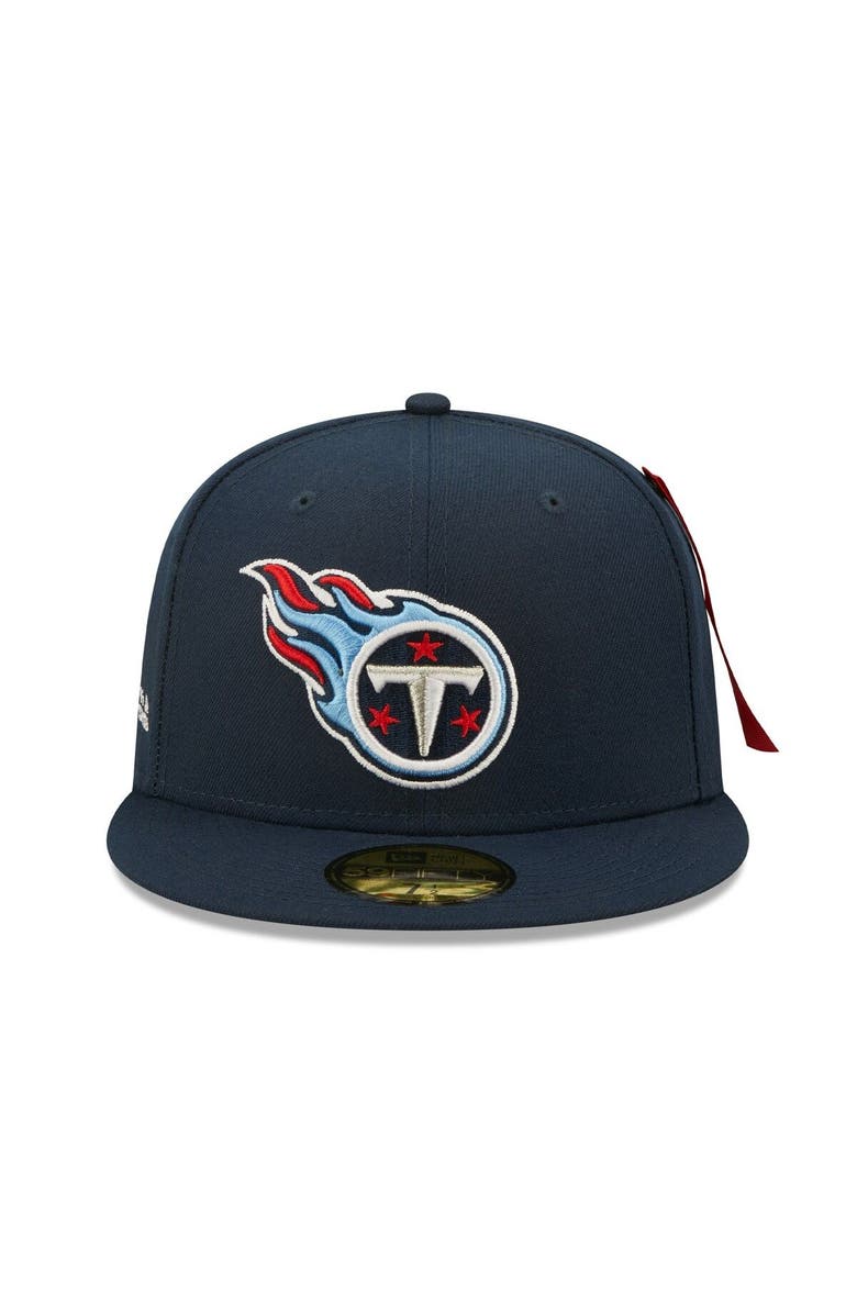 New Era x Alpha Industries Men's New Era x Alpha Industries Navy Tennessee Titans Alpha 59FIFTY Fitted Hat, Alternate, color, 